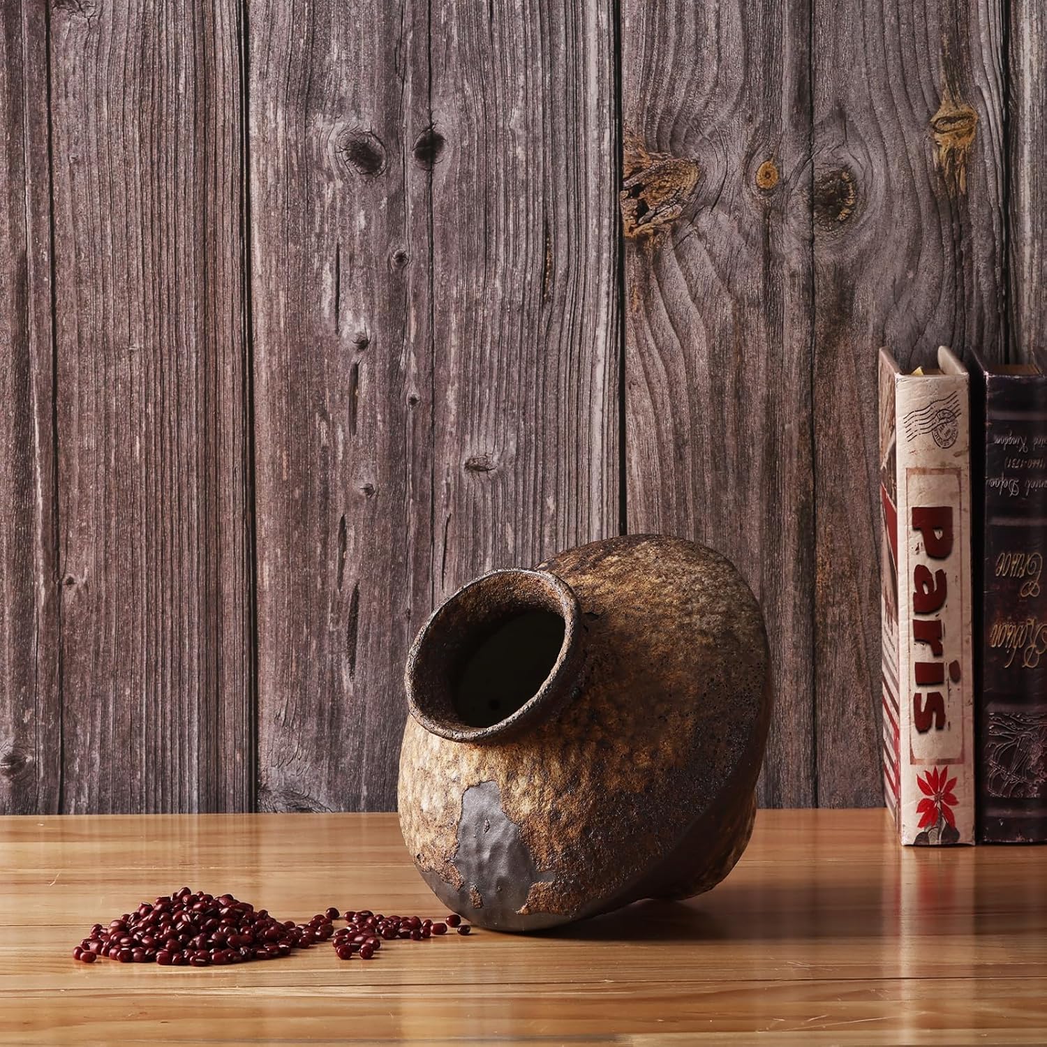 Rustic Terracotta Vase with Matte Finish