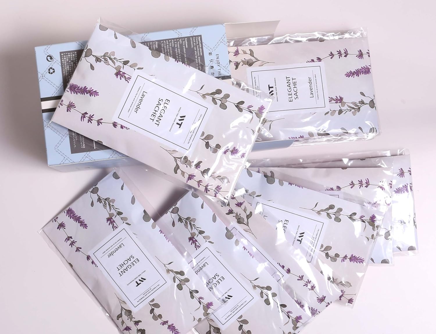 WEALD TRIBE 12 Pack Eucalyptus Lavender Scented Sachets for Home Deodorizer