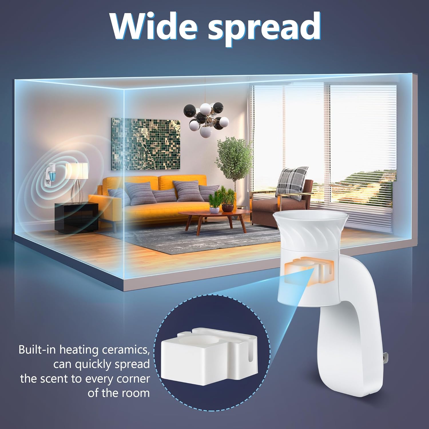 4 Pack Wall Fragrance Plug In Compatible with Bath and Body Works WallFlower