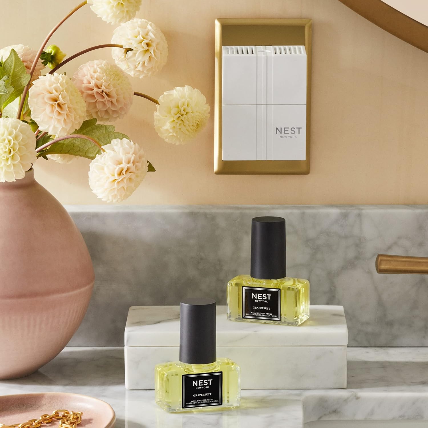 NEST New York Wall Diffuser Refill Vials Set of 2 Grapefruit