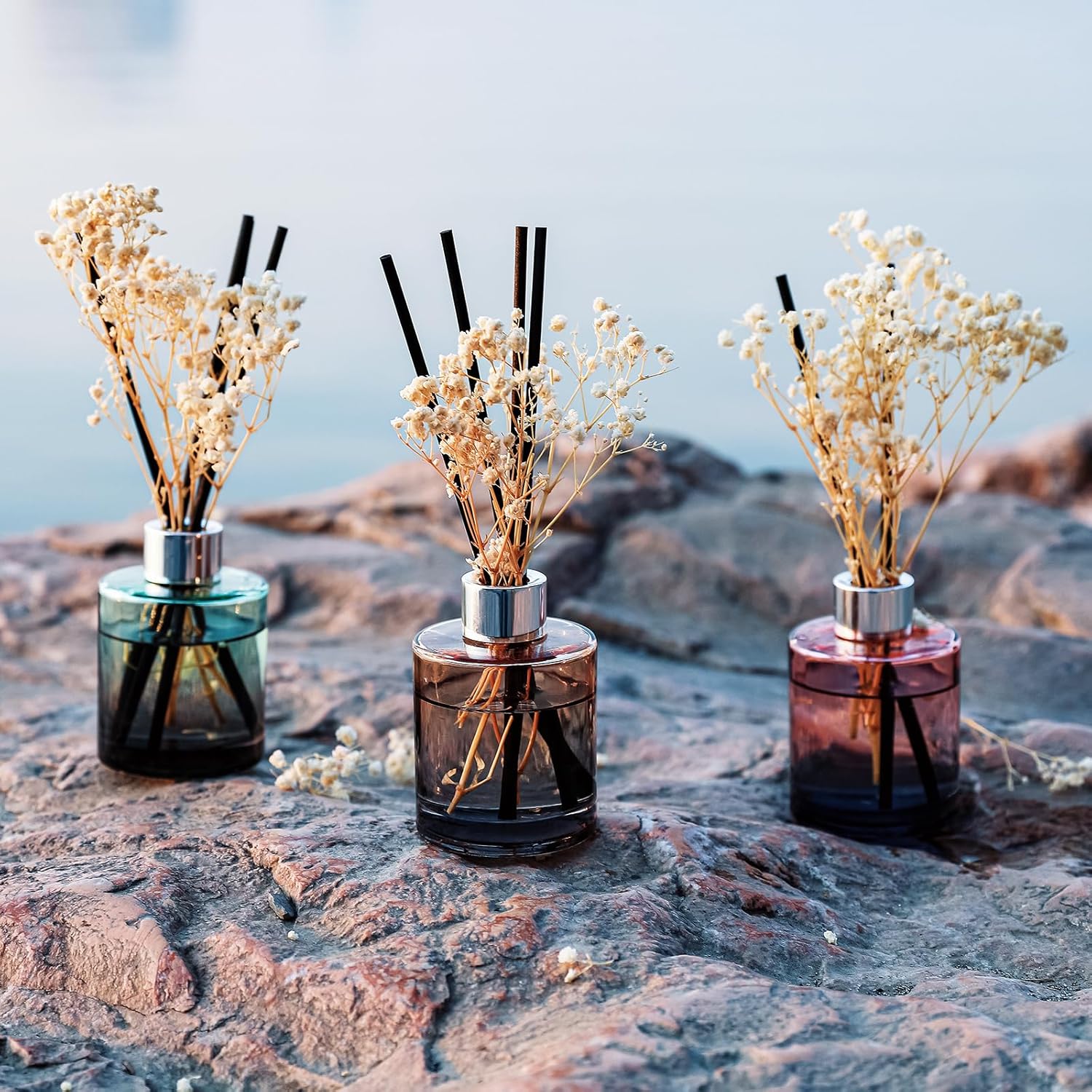 Brakula 3 Pack Reed Diffuser Set with 3 Scents