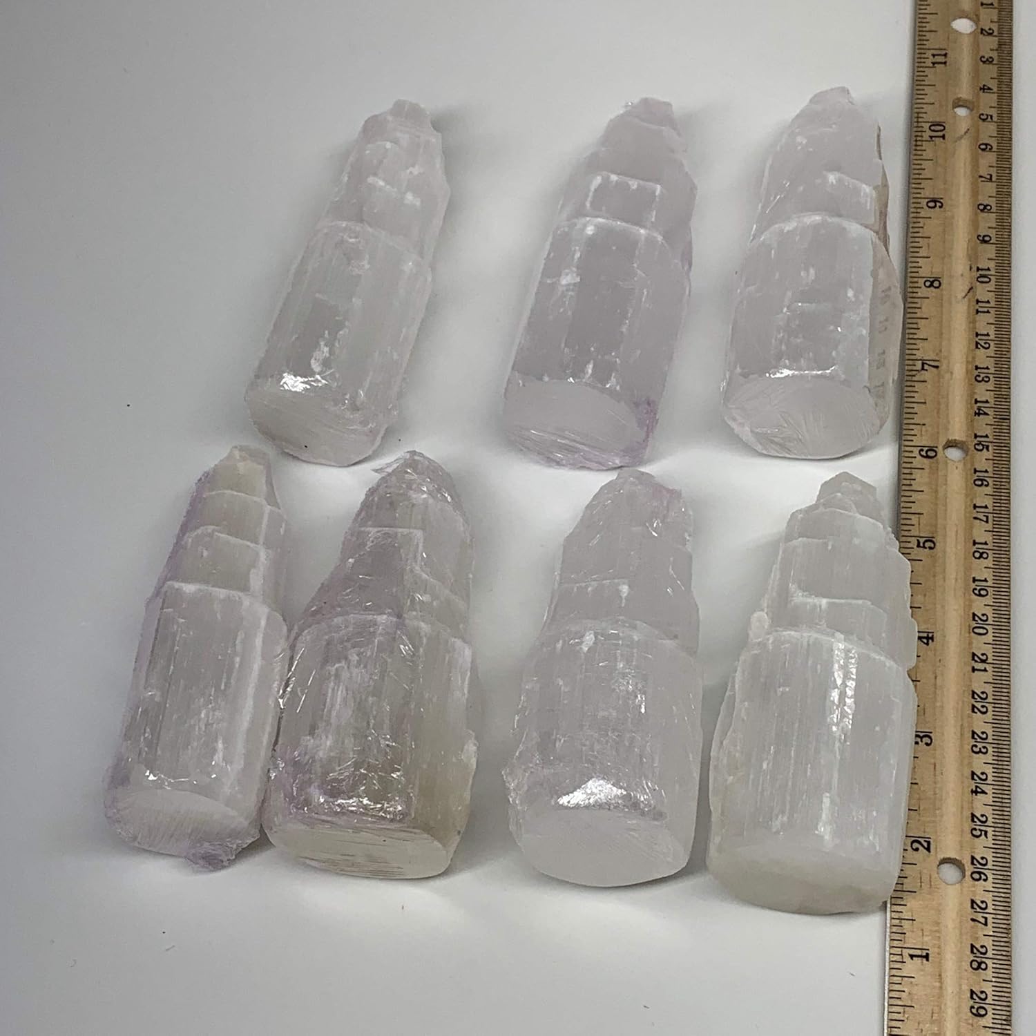 1pc 37-4 Inch Natural Selenite Crystal Tower Raw Morocco