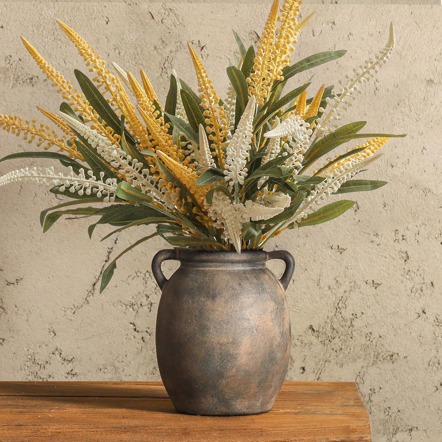 Dobbyby Ceramic Flower Vase 76 Inch Black