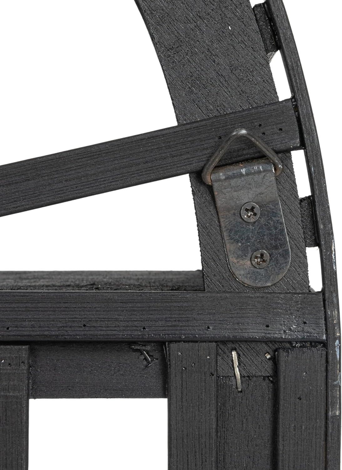 Creative Co Op Arched Wall Shelf Black