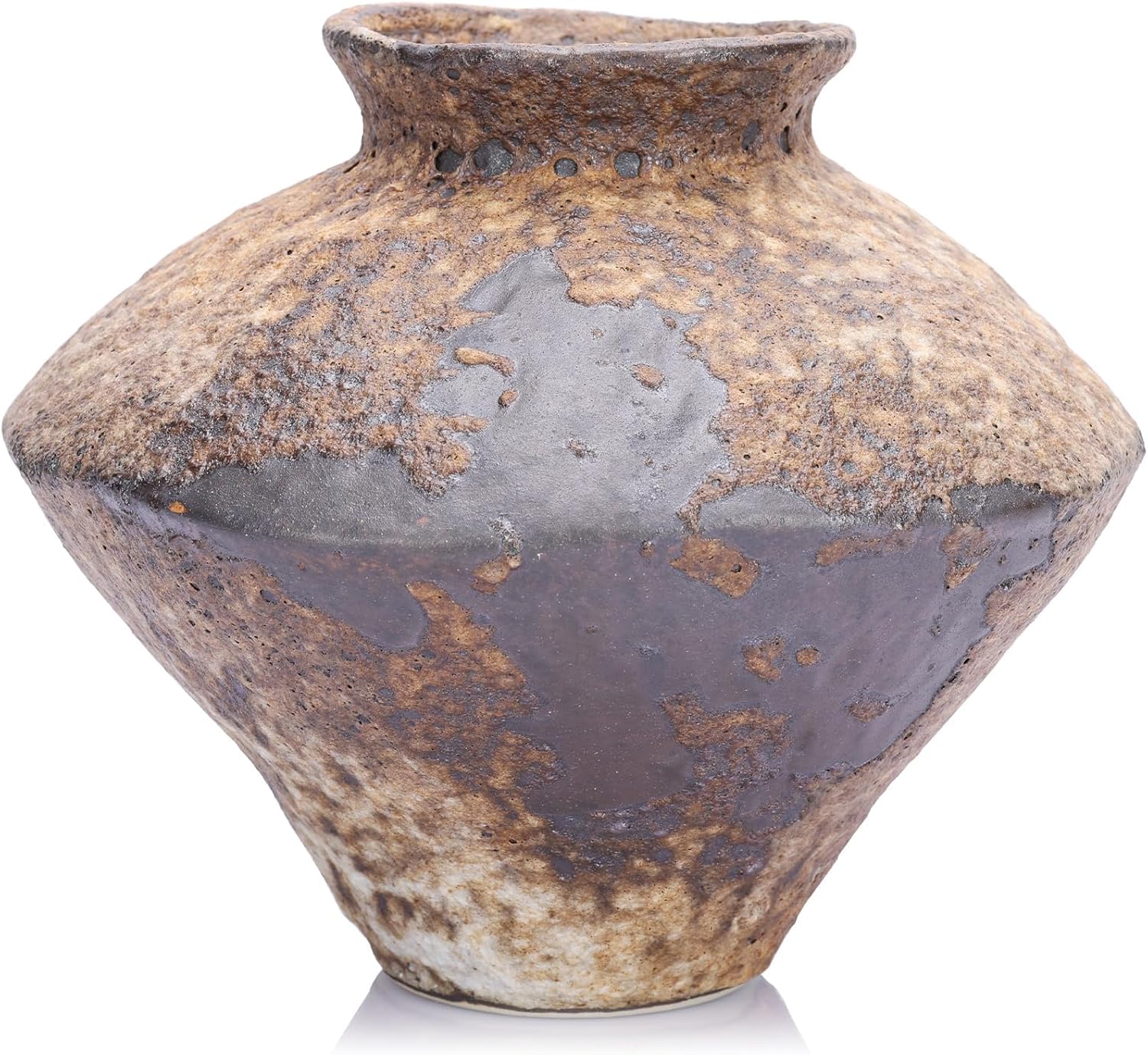 Rustic Terracotta Vase with Matte Finish
