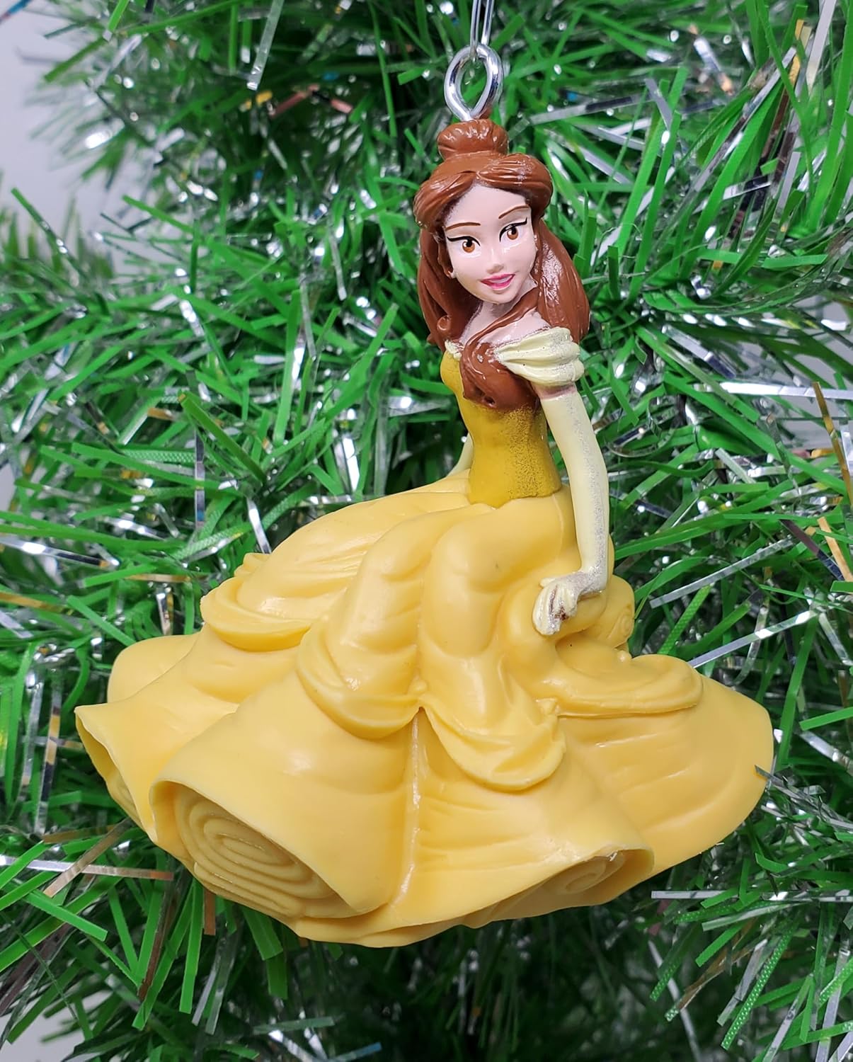Beauty and The Beast Princess Belle Ornament - Classic Yellow Dress