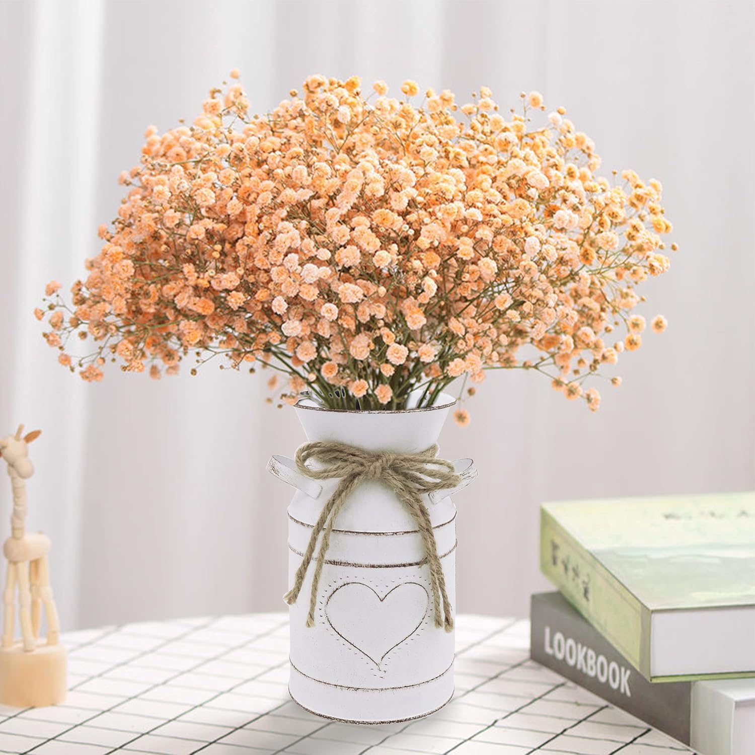 Rustic Galvanized Milk Can Flower Vase - 78 Inch