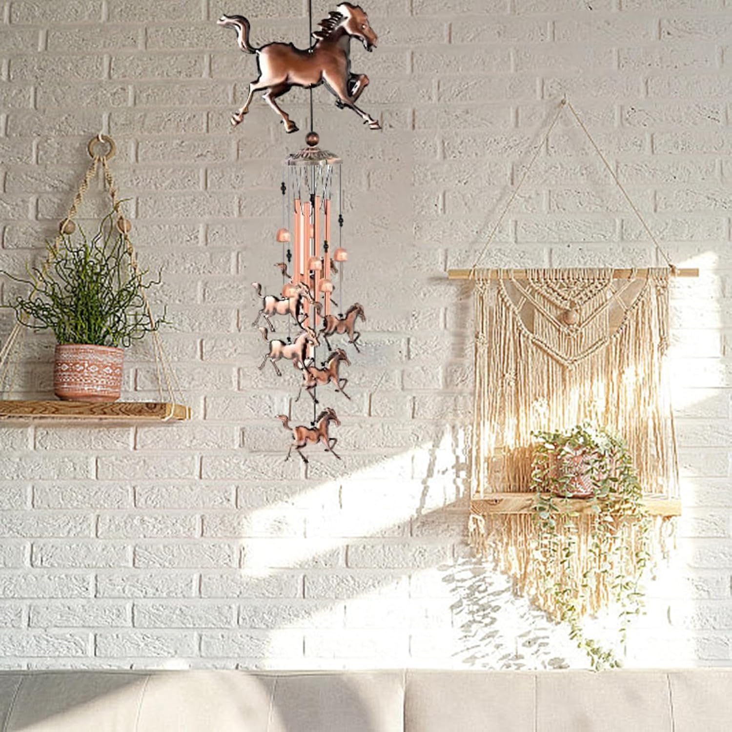 Hanging Wind Chimes Butterfly Bird Ornament Outdoor Decor