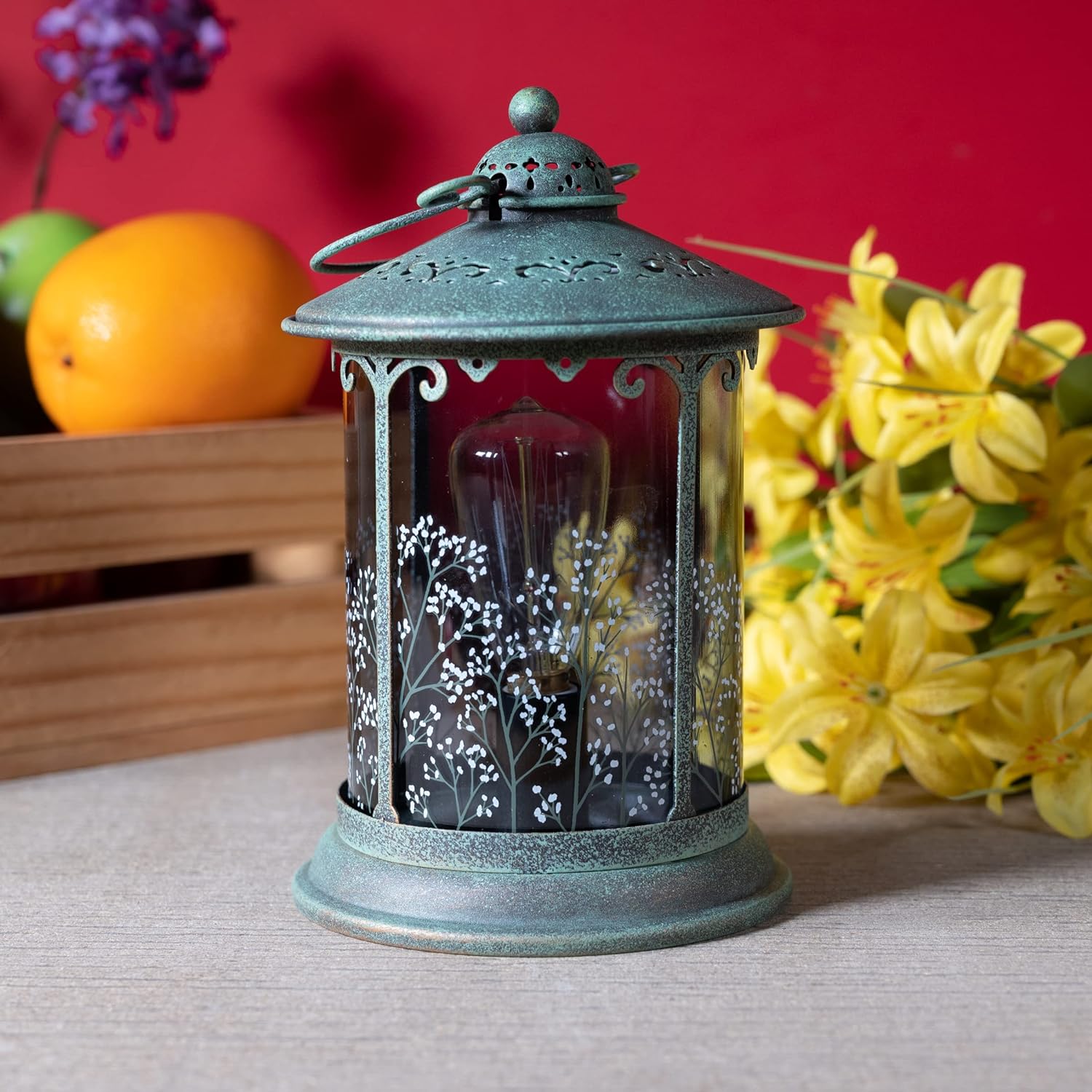 Scentsationals Lantern Wax Melt Warmer - Flame Free Safe Decorative