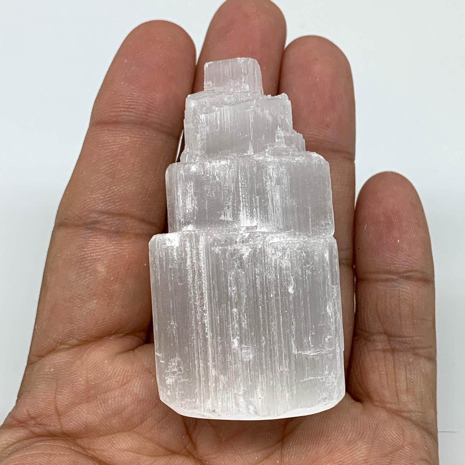 Natural Rough Selenite Crystal Tower 22-23 Inches