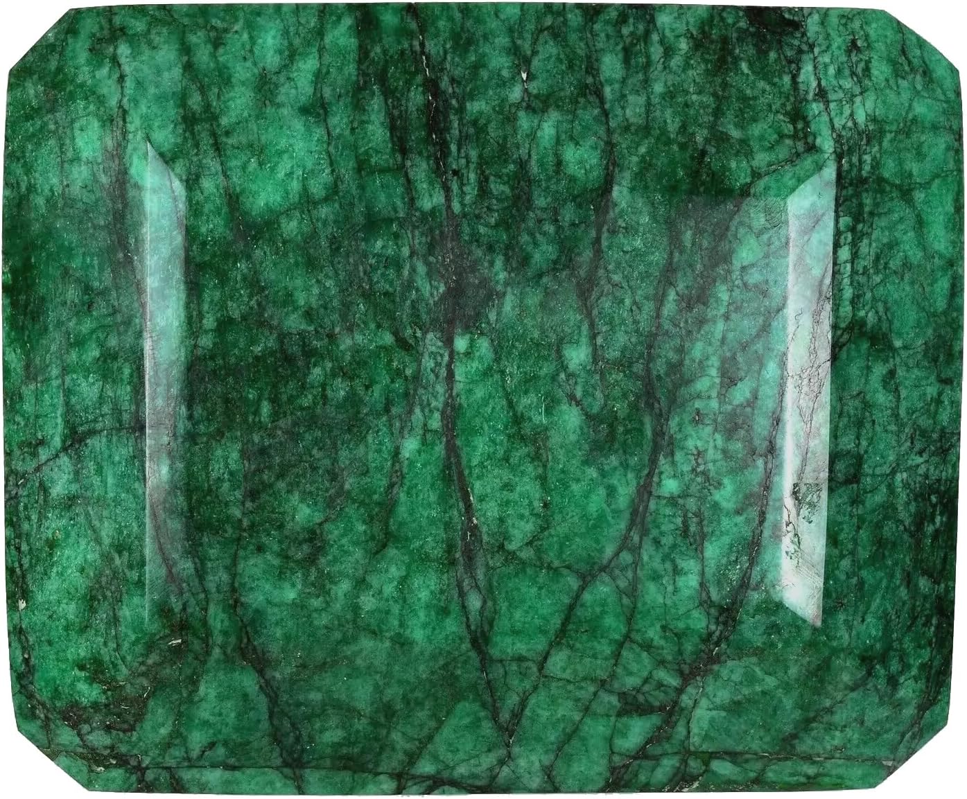 Natural Green Emerald Octagon Cut 27 Kilo Gemstone