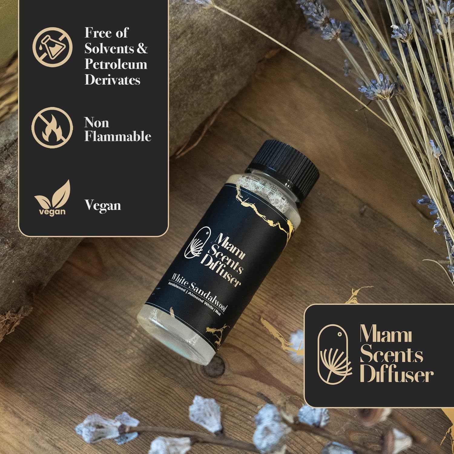 White Sandalwood Aroma Refill for Home Office Diffuser