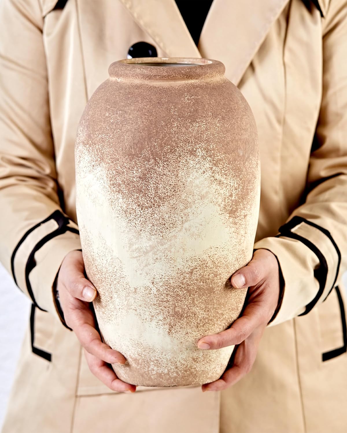 UPWOIGH Wabi-Sabi Ceramic Flower Vase 122x748in