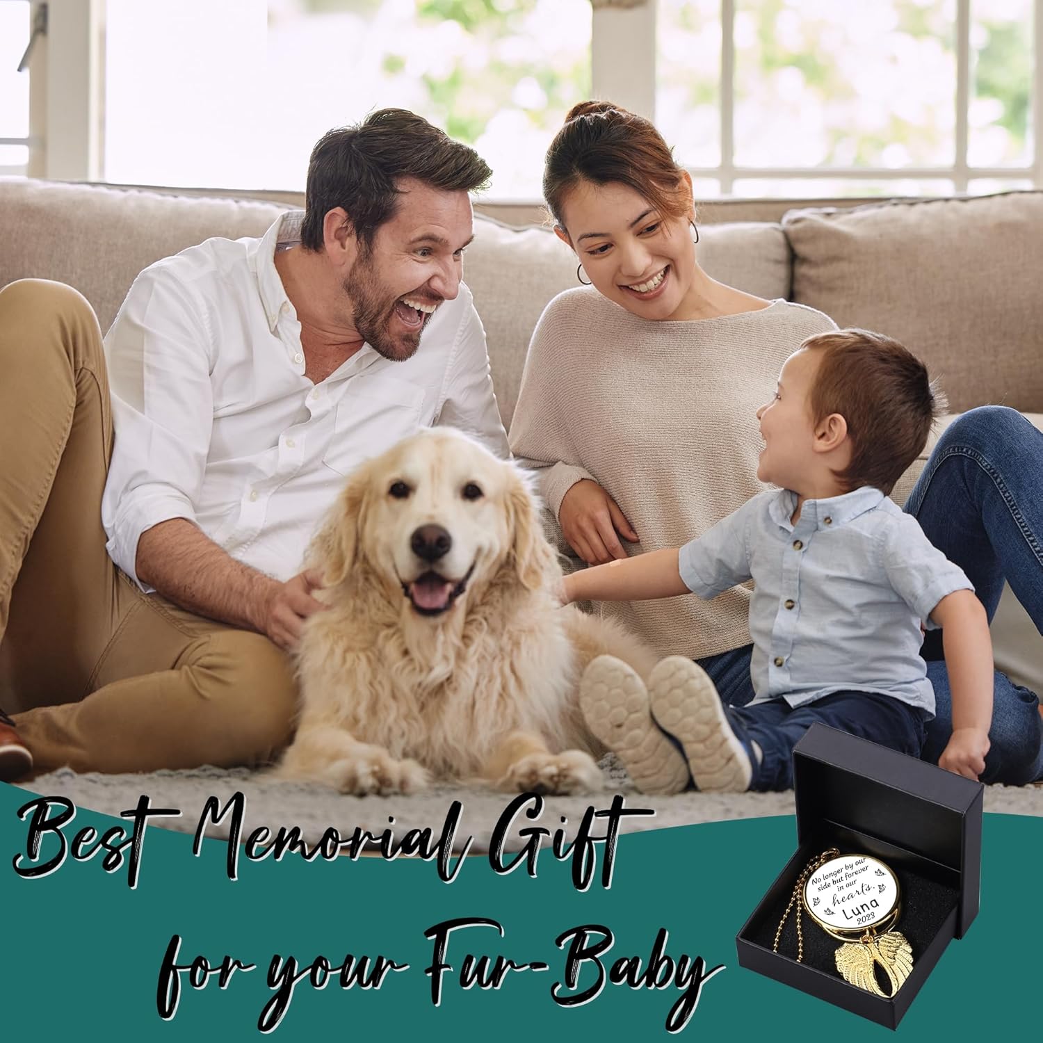 Custom Pet Photo Memorial Car Charm Pendant