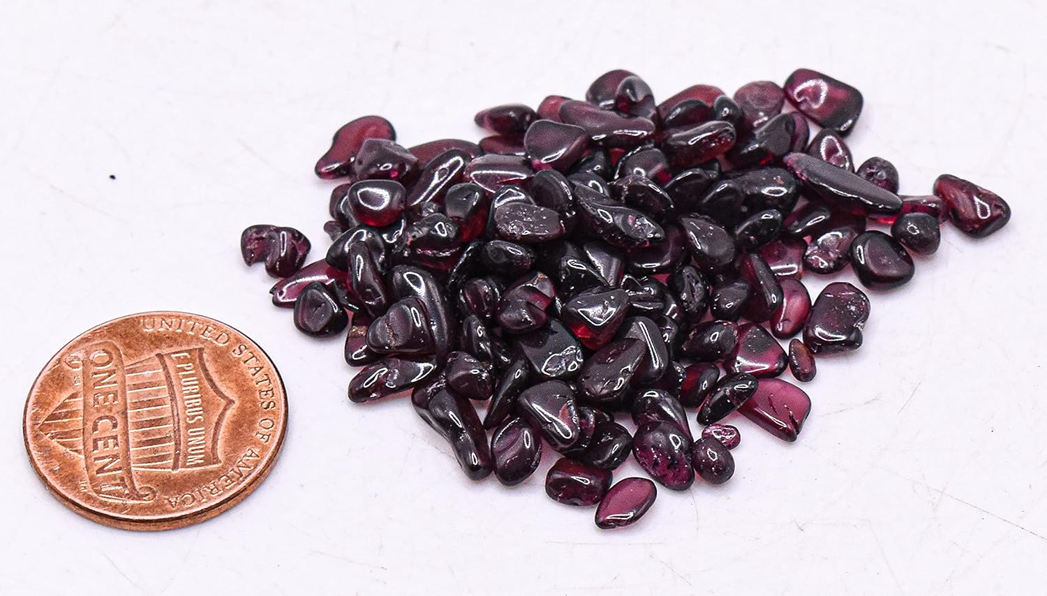 HQRP Deep Red Garnet Tumble Stones 100g