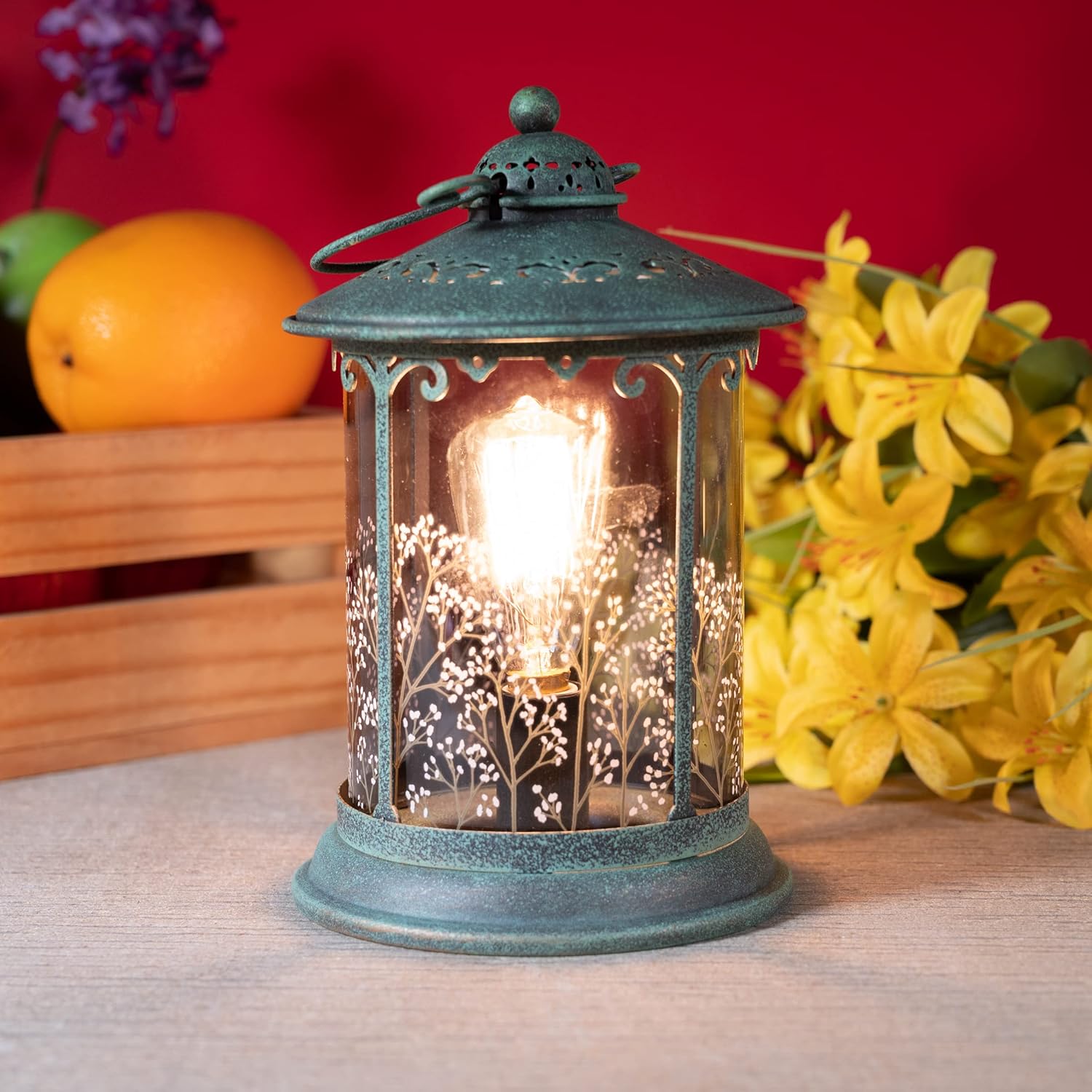 Scentsationals Lantern Wax Melt Warmer - Flame Free Safe Decorative