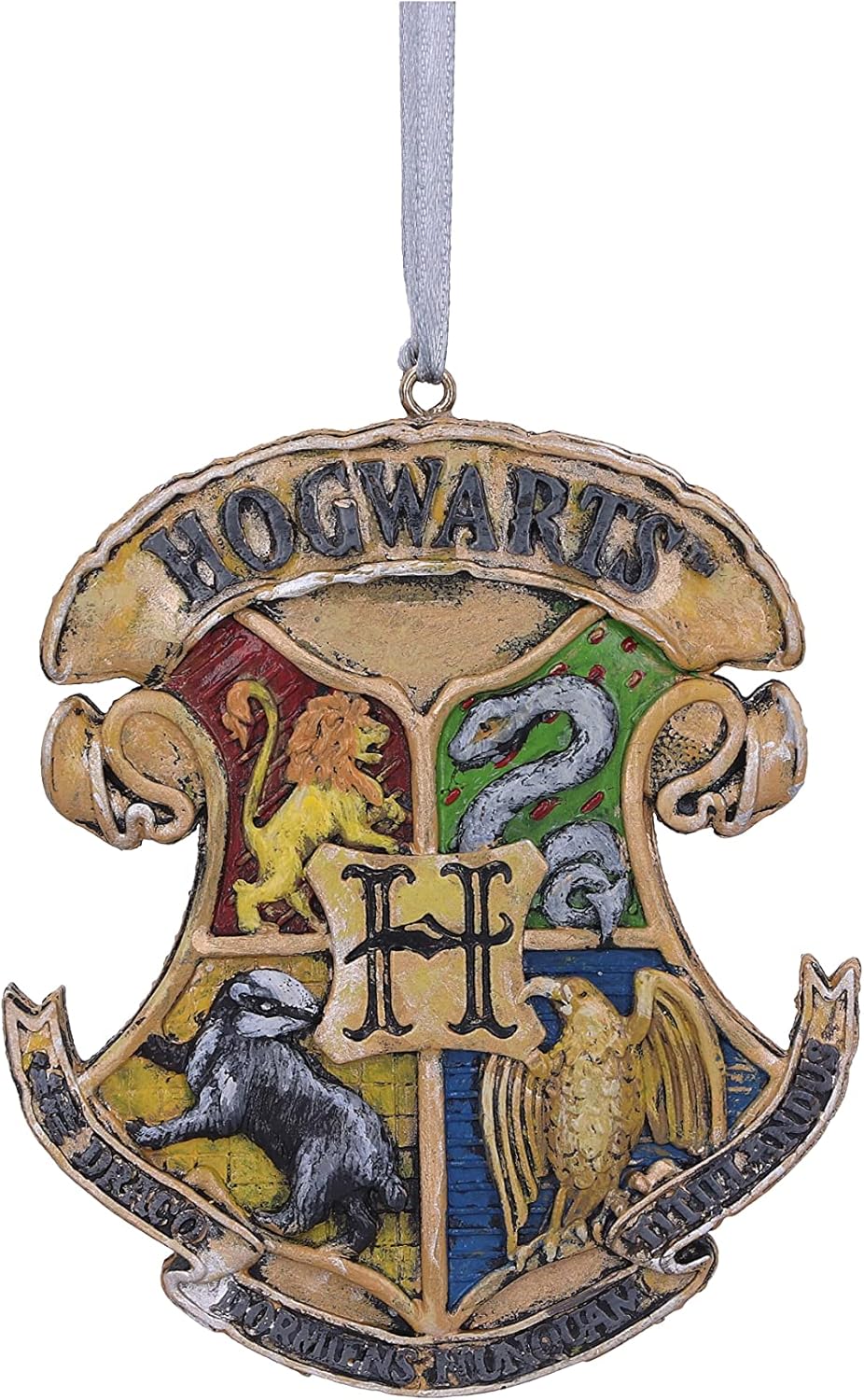 Nemesis Now Hogwarts Crest Hanging Ornament Yellow 8cm
