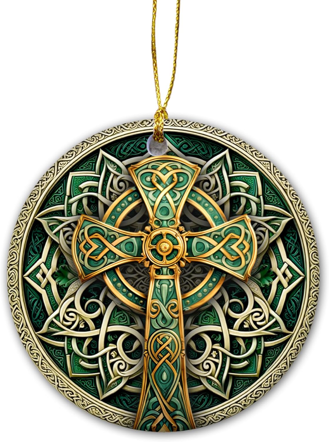 SunSky Gallery Irish Trinity Celtic Cross Ornament