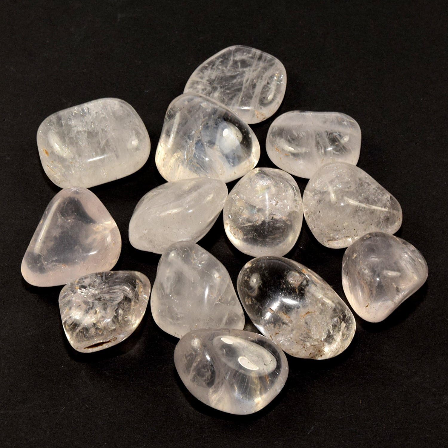 HQRP 2 Inch Golden Brown Tigers Eye Pyramid with Silver Hematite Clear Quartz Cabochon