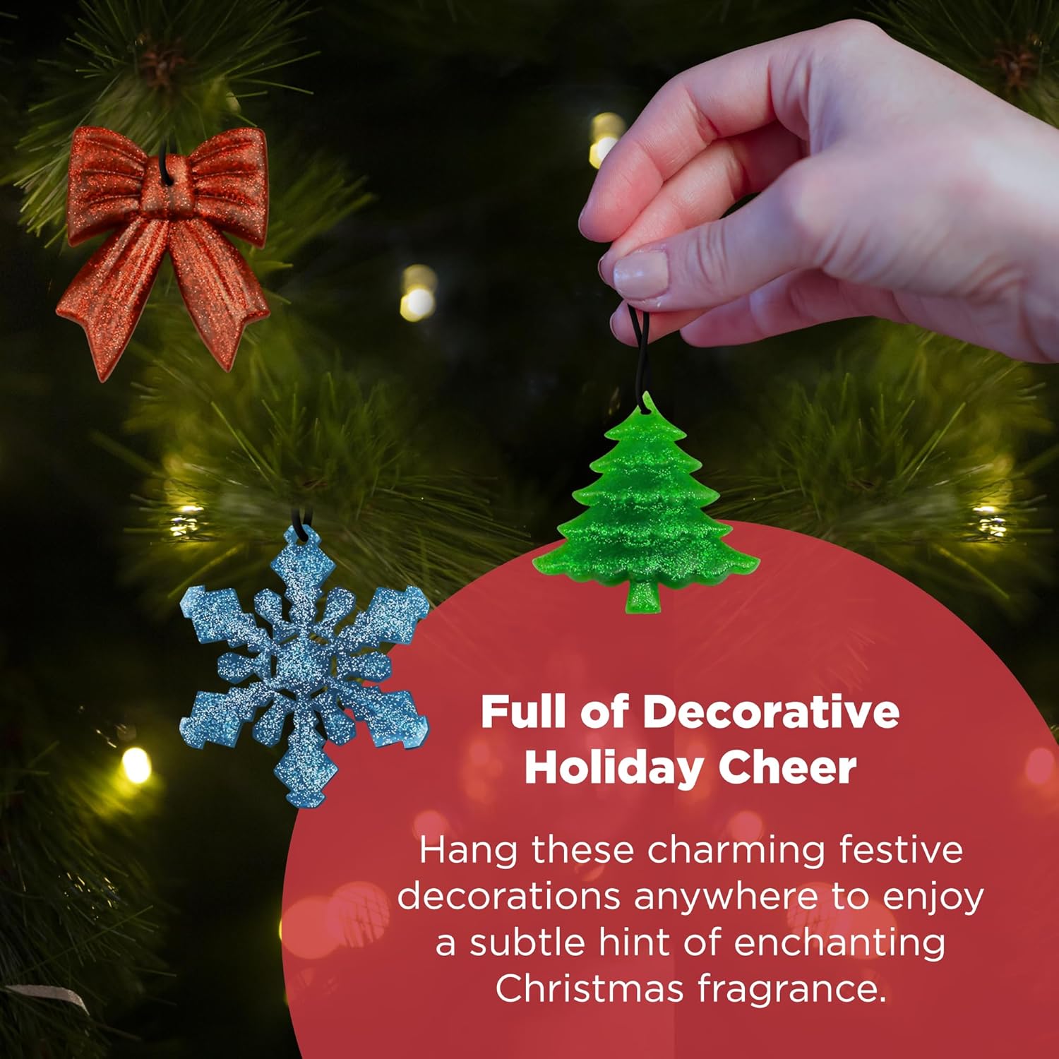 Holiday Ornaments with Scent - 3 Pack Variety