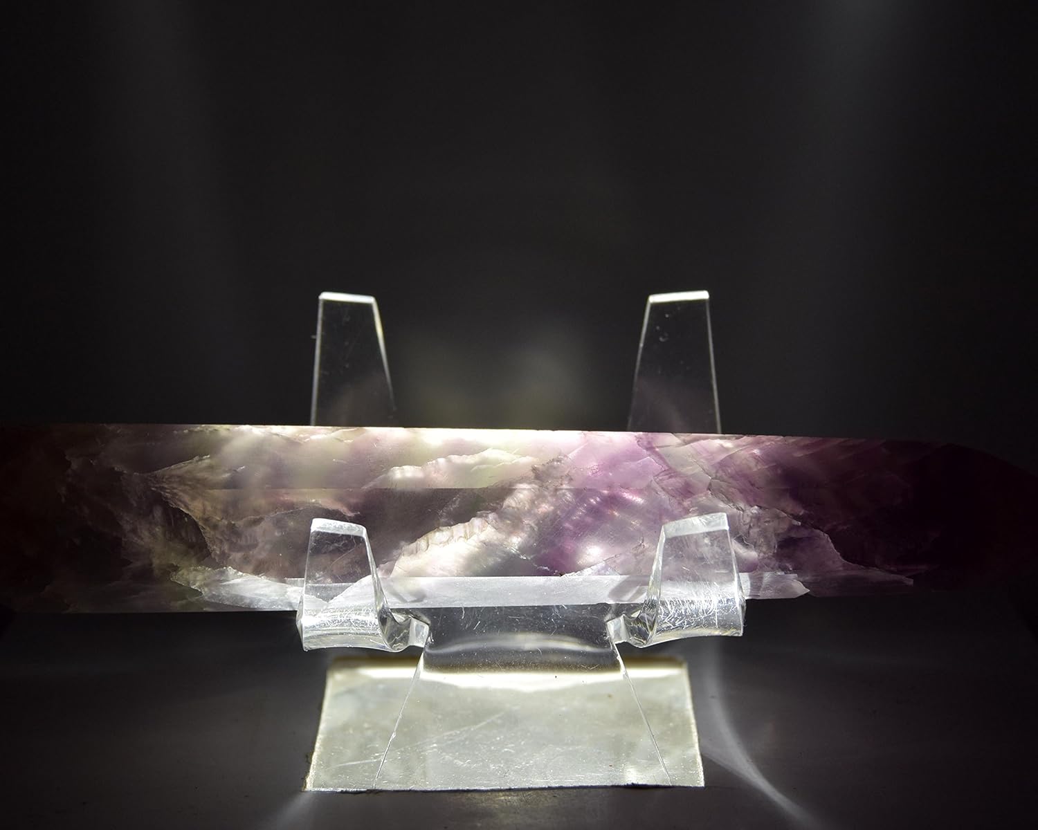 HC Set 4 1 16 Multicolor Fluorite Crystal Wand Banded Mineral Polished Stone Stick - China Aragonite Cabochon from Peru