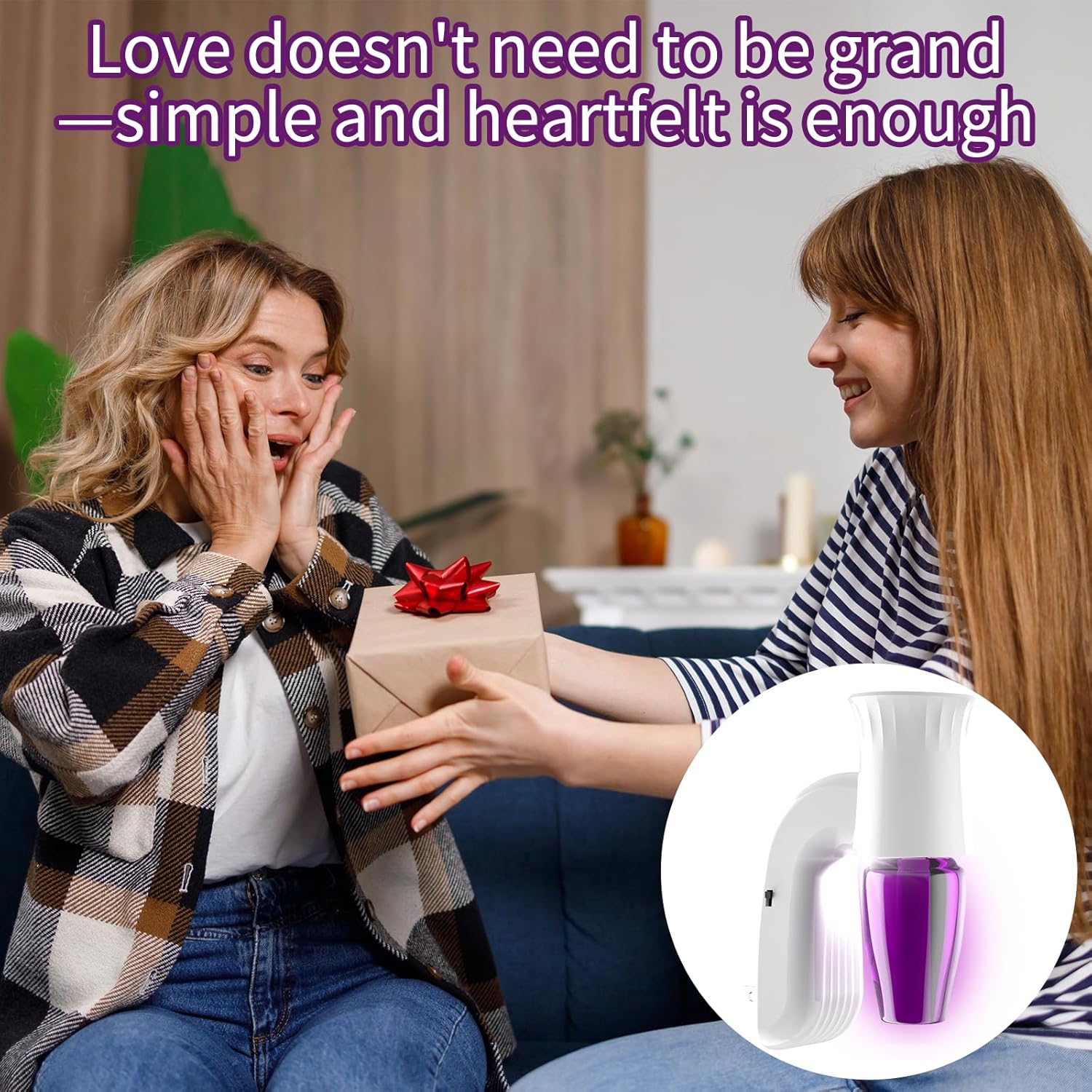 2pcs Wall Fragrance Plug In with Night Light