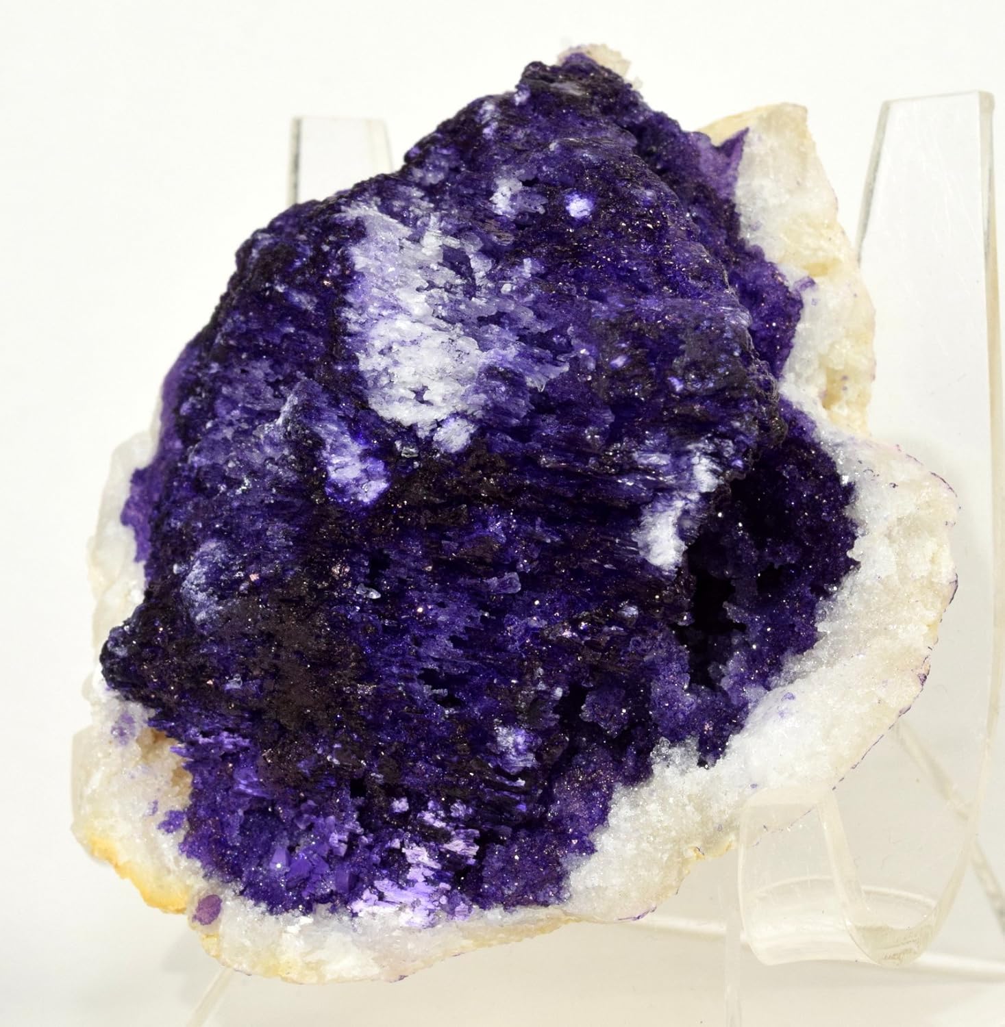 HQRP 3 18 Inch Dyed Deep Purple Quartz Druzy Crystal Specimen from Morocco