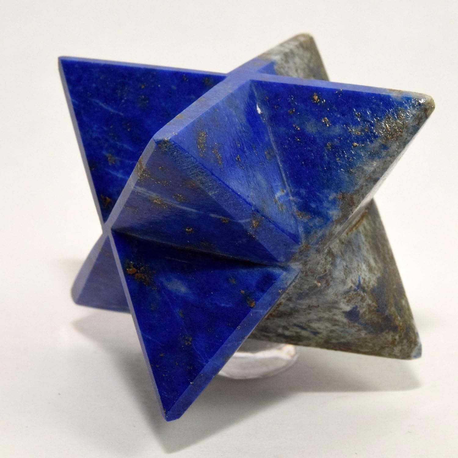 HQRP HC Set Lapis Lazuli Pyrite 8 Point Merkaba Star Natural Crystal
