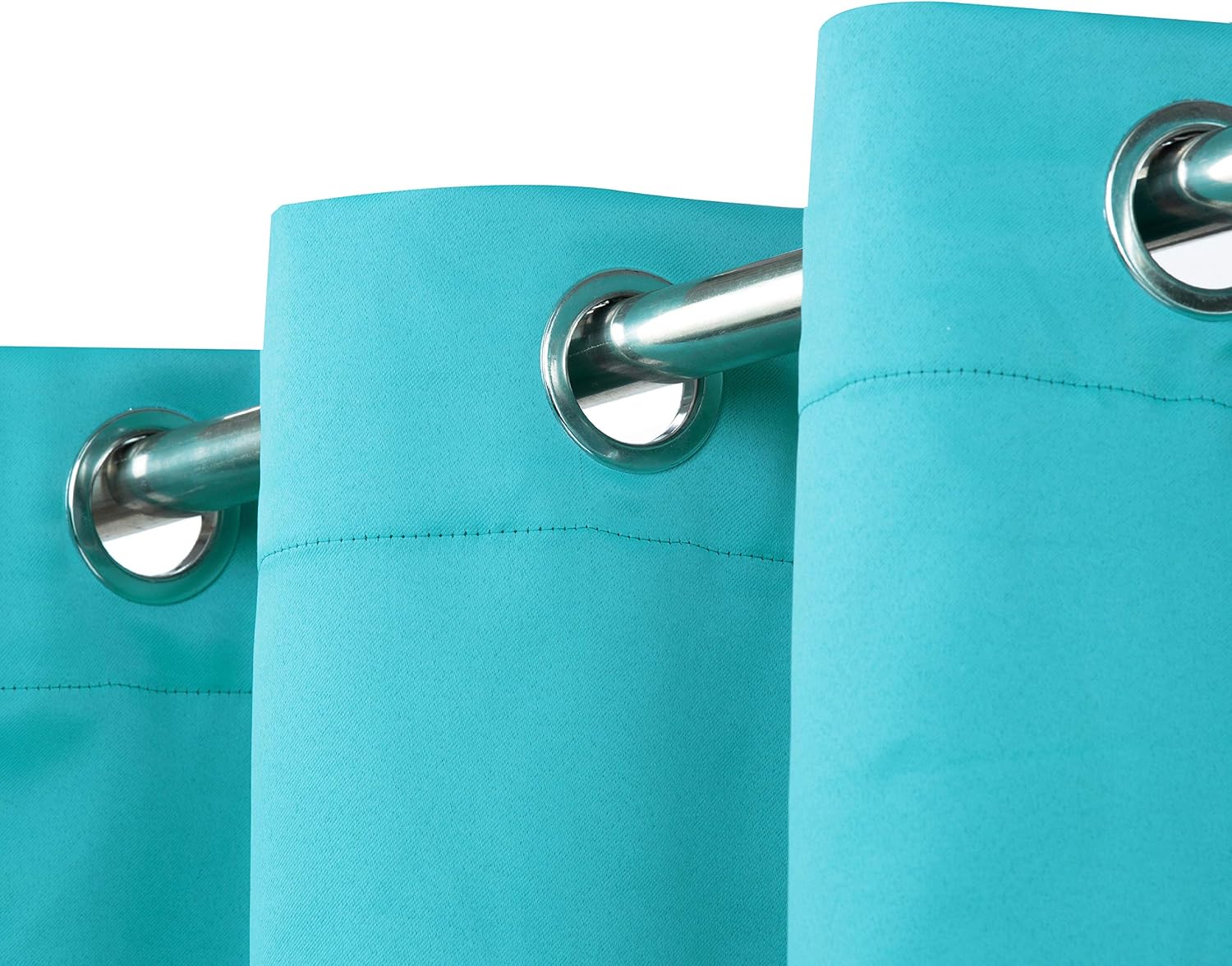 MDS Blackout Curtain Panels 52x95 Inch Teal 2 Panels