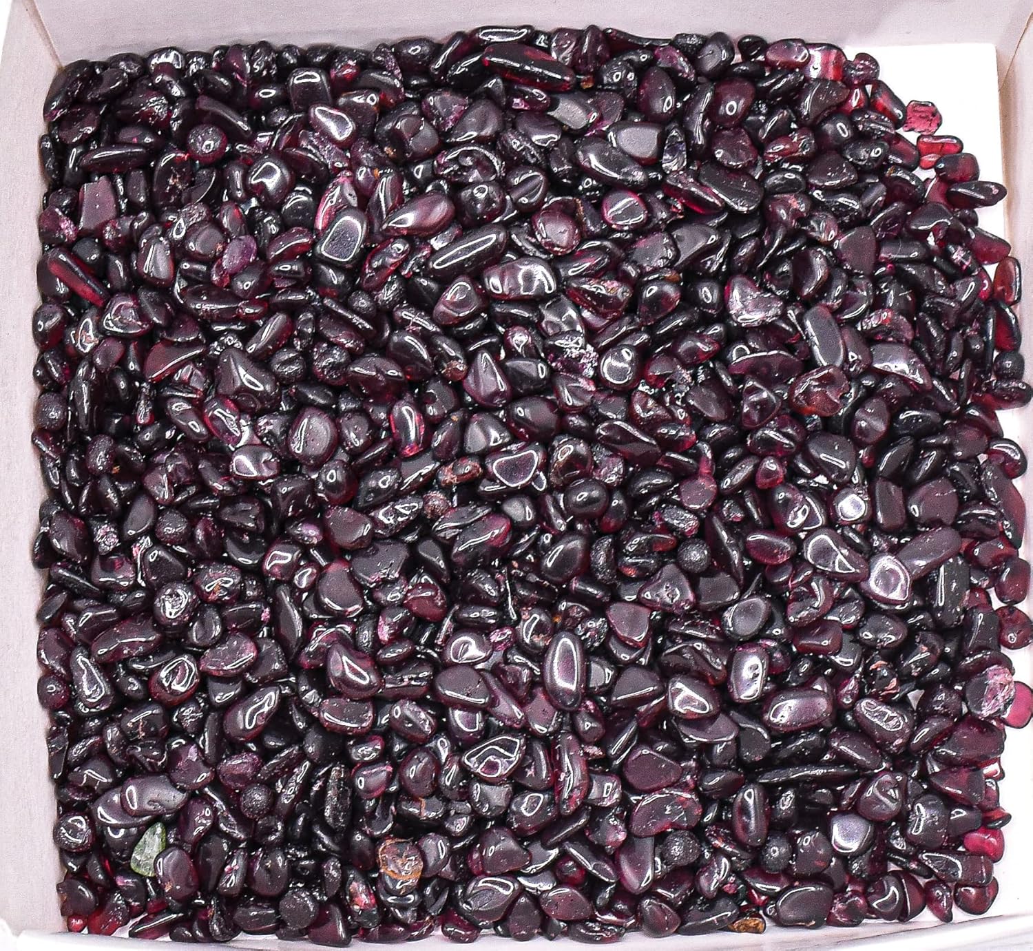 HQRP Deep Red Garnet Tumble Stones 100g