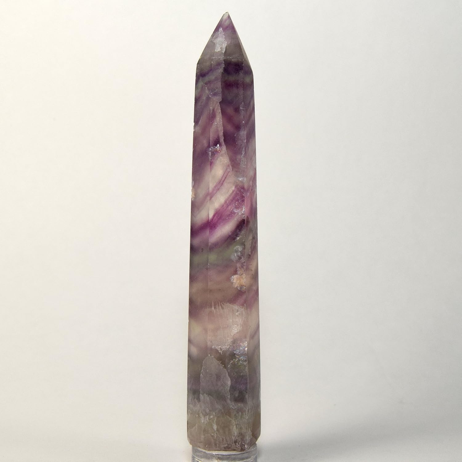 HC Set 4 1 16 Multicolor Fluorite Crystal Wand Banded Mineral Polished Stone Stick - China Aragonite Cabochon from Peru
