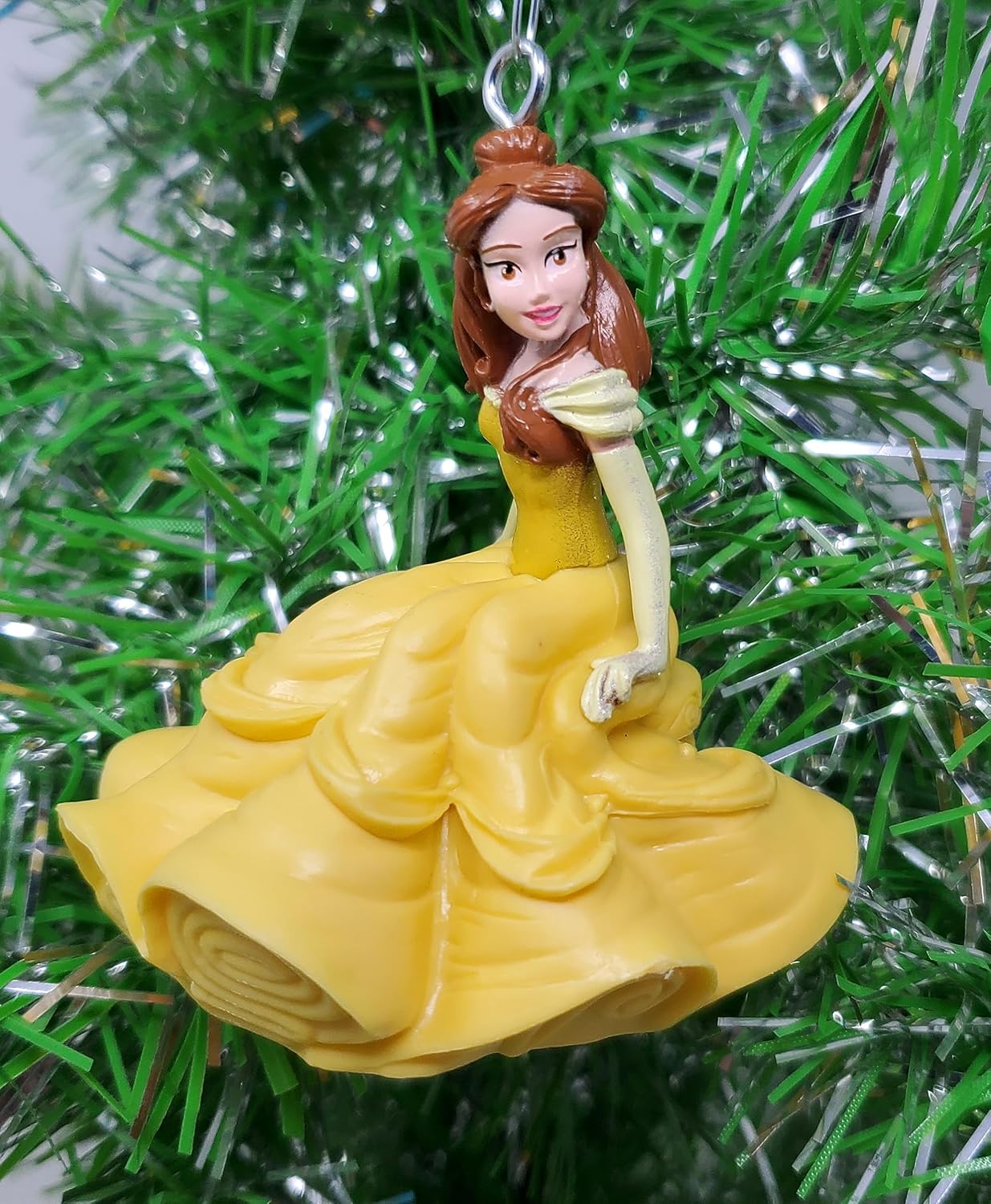 Beauty and The Beast Princess Belle Ornament - Classic Yellow Dress
