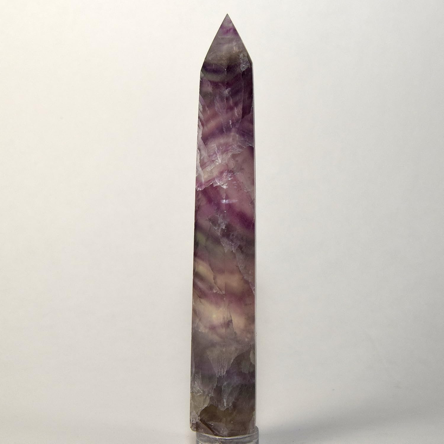 HC Set 4 1 16 Multicolor Fluorite Crystal Wand Banded Mineral Polished Stone Stick - China Aragonite Cabochon from Peru
