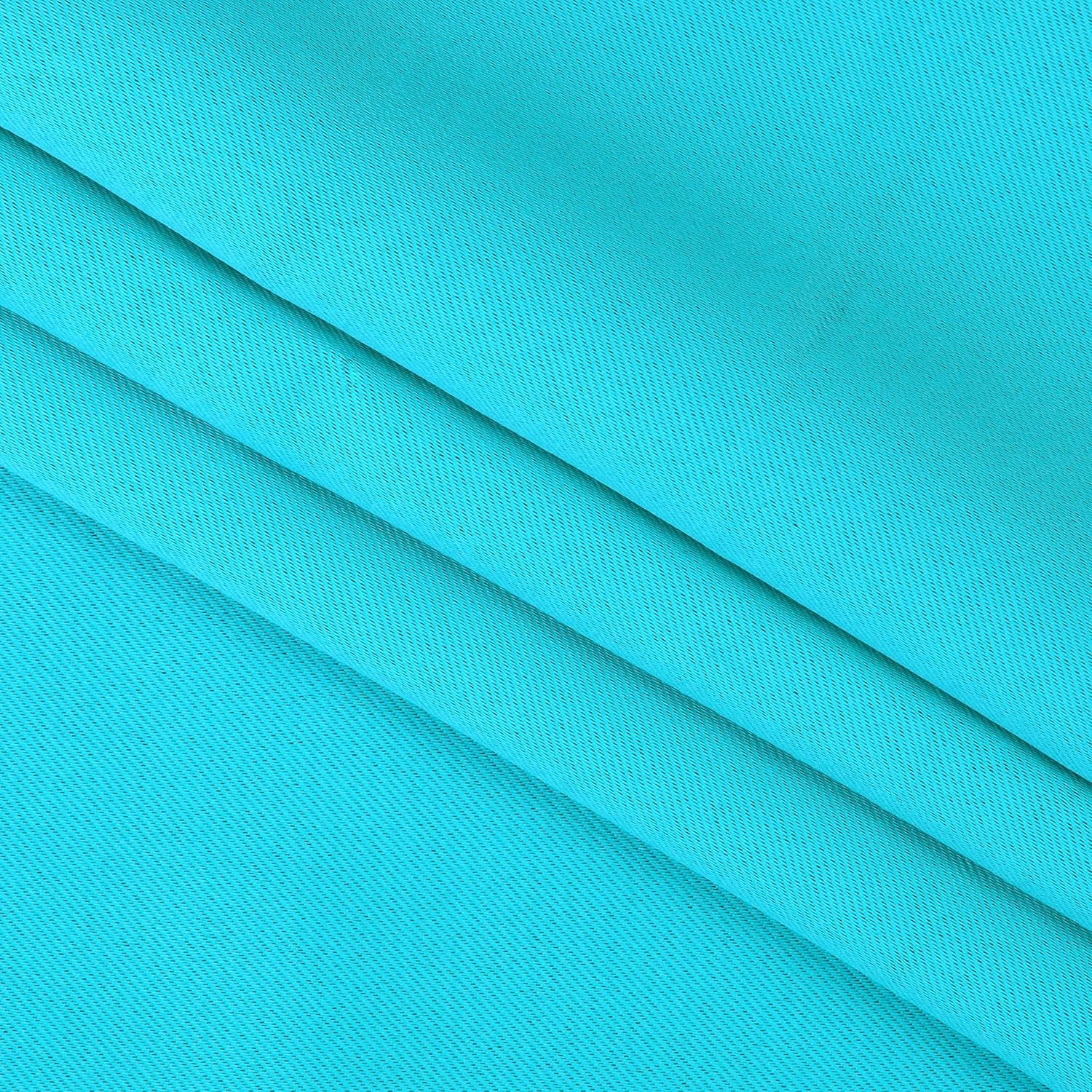 MDS Blackout Curtain Panels 52x95 Inch Teal 2 Panels